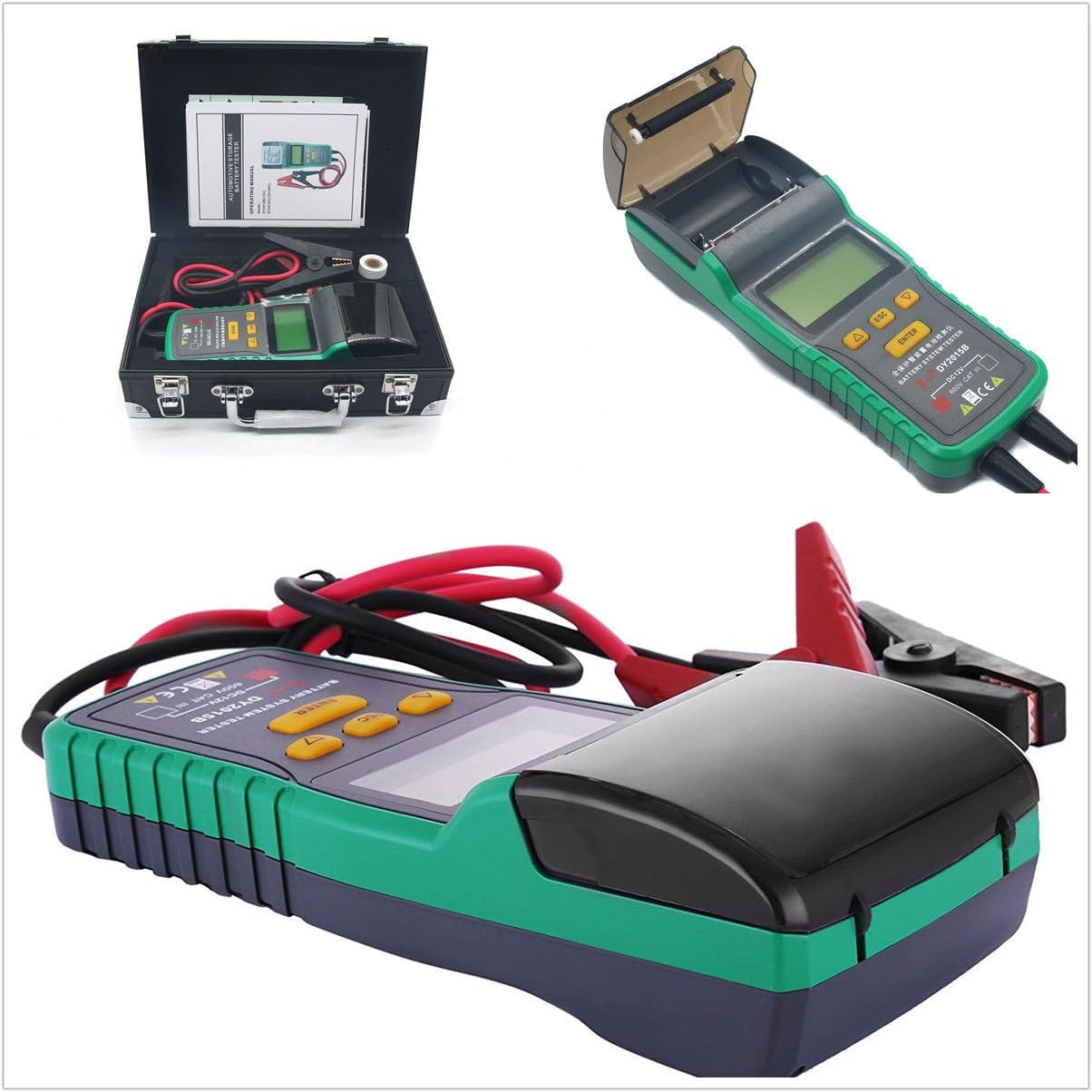 Battery Tester 12V Battery Analyzer+Printer 30AH200AH Automotive