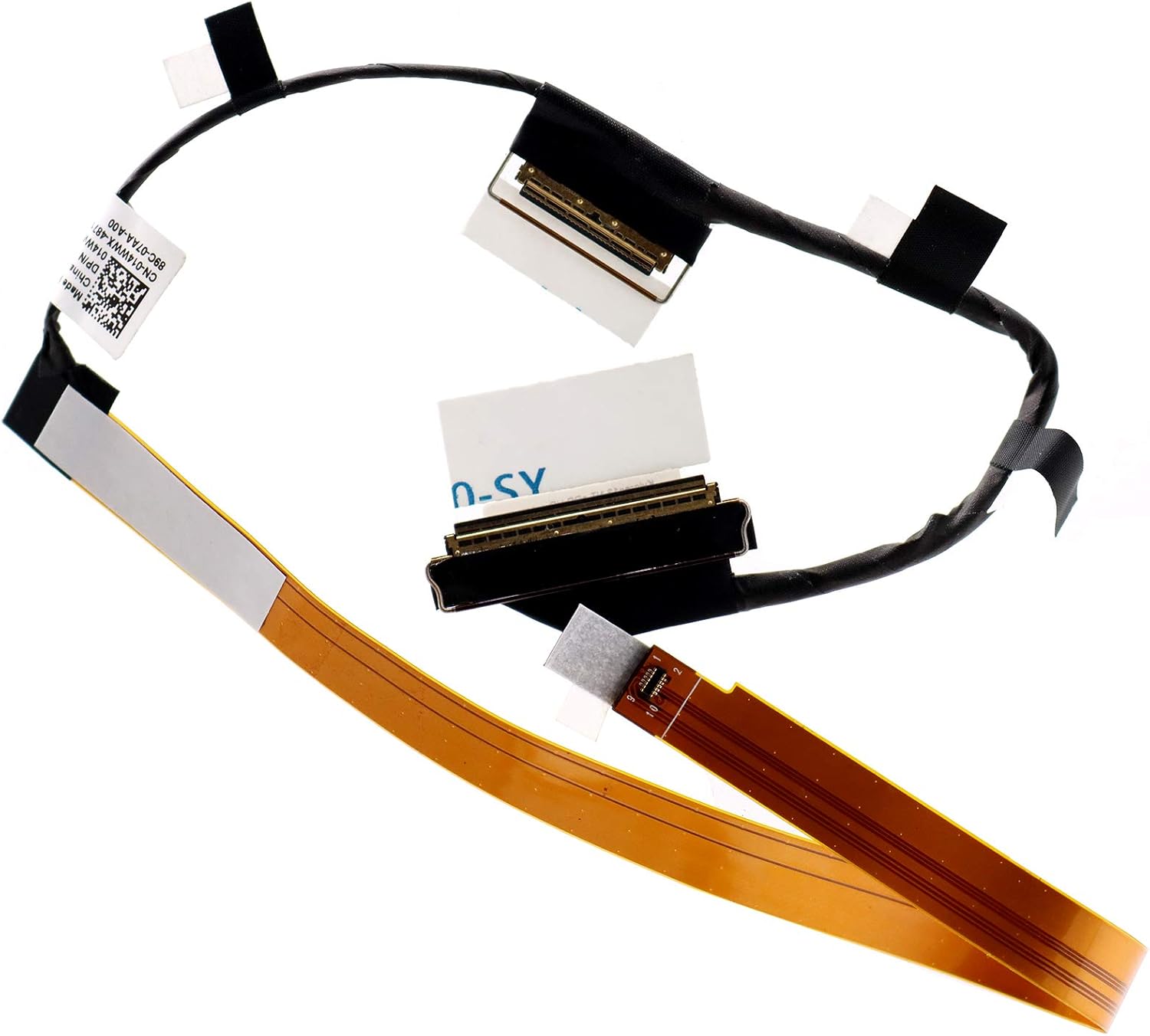 Deal4GO Lvds LCD Cable Kyloren13 NT-EDP FHD Ribbon Flex Cable for Dell Inspiron 13 7373 7370 P83G 450.0B808.0003 14WWX 014WWX