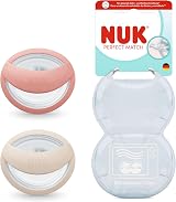 NUK Perfect Match Baby Dummies 0-6 Months 2 Count Red Beige view 1