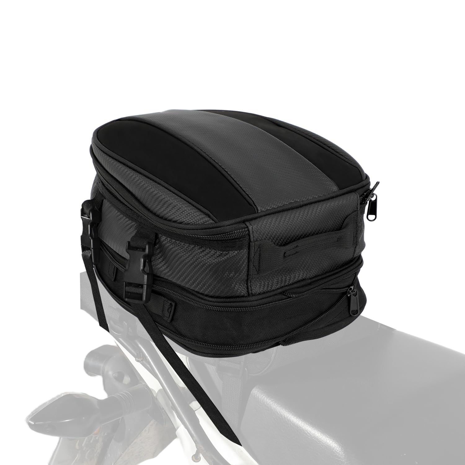 AnXin Motorcycle Tail Bag Saddle Bag 8L Multifunctional for Most Motorbike