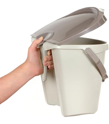 Globe Organics Countertop Compost Bin - 2 Gallon HDPE, With Secure Lid & Handles, Fits Compost Bags - View #2