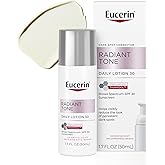 Eucerin Radiant Tone Daily Face Lotion with SPF 30, Dark Spot Corrector with Thiamidol, Face Moisturizer Helps Visibly Reduce the Look of Persistent Dark Spots, All Skin Types, 1.7 Fl Oz Bottle
