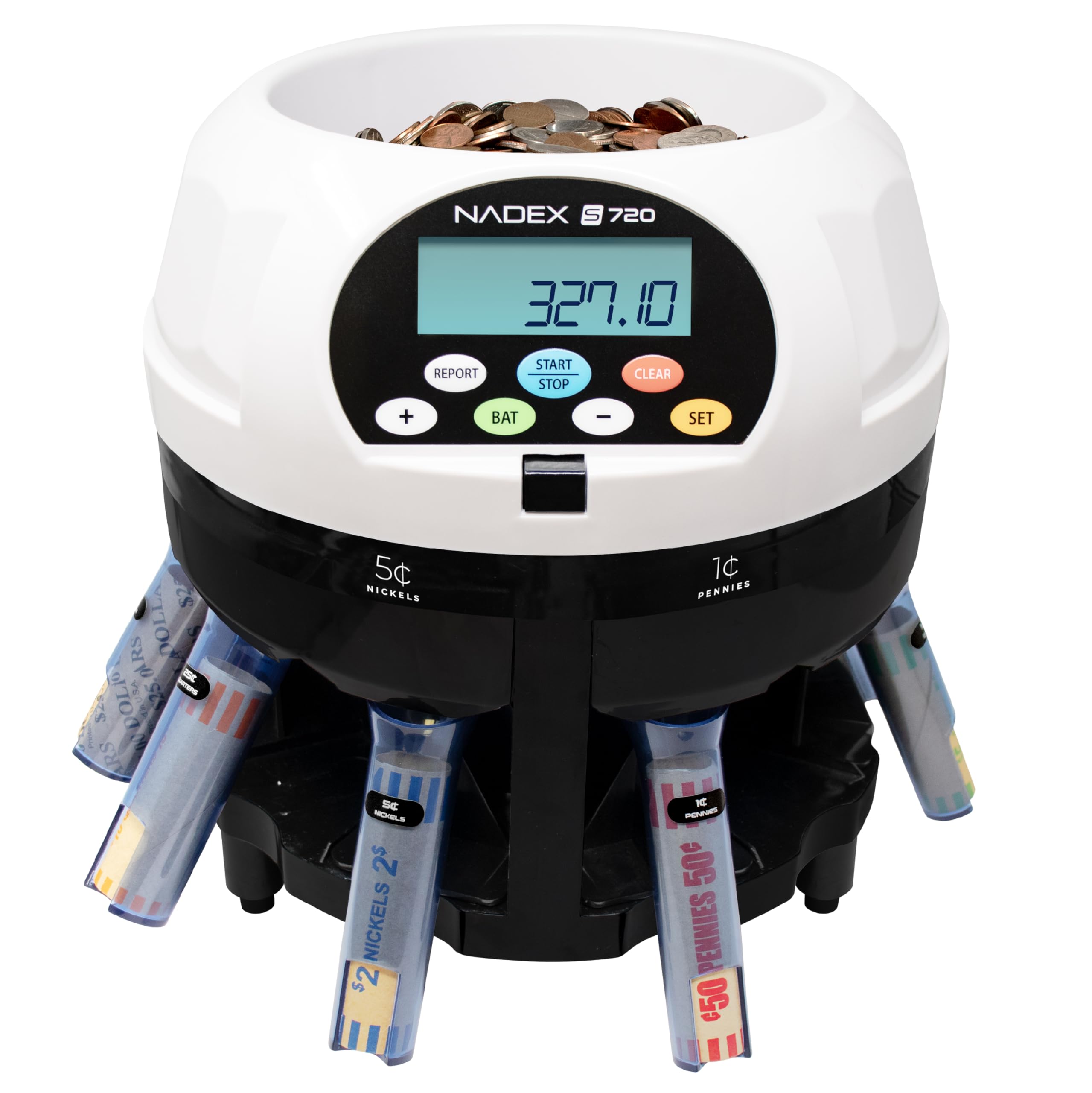 Photo 1 of Nadex S720 High Speed Coin Counter, Sorter, and Wrapper | Sorts up to 600 Coins Per Minute
