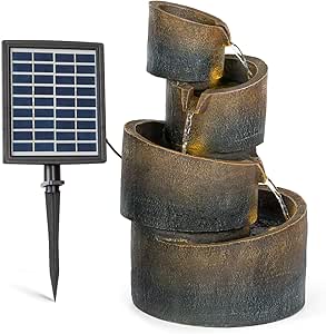 blumfeldt Mantua Fuente Solar en Cascada - Energía Solar, 2, 8 Vatios