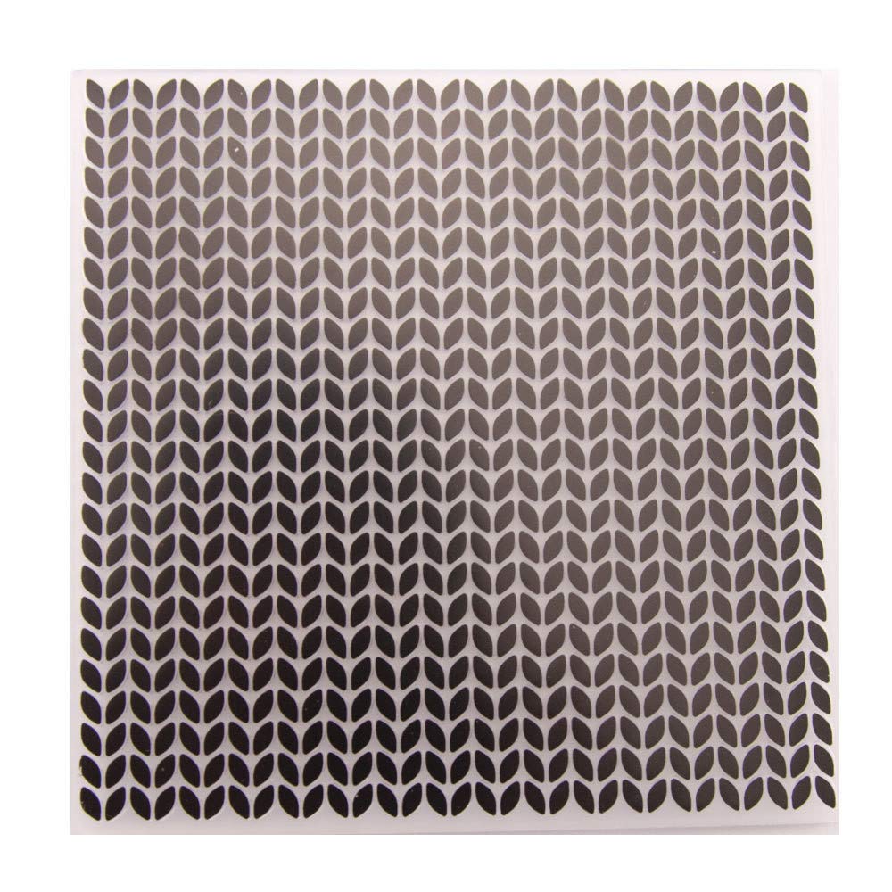 arriettycraft Olive Branches Background Plastic Embossing Folders for Card Making Leaves Embossing Texture Template for Scrapbooking Album Photo Paper Crafting Polymer Clay Texture Tools — image 1