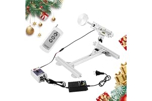 JIAWANSHUN Reciprocating Linear Actuator with Stand Kit, Thrusting Machine with Remote Control, Variable Speed 330 RPM, Pushing Force 5lbs with Suction Cup （12V 2.4''）