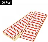 sourcing map Red Arrows This Side Up Handling Stickers Shipping Packing Vinyl view 3