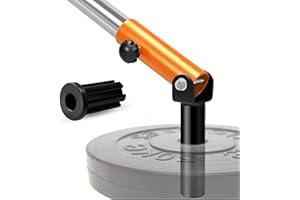 Yes4All 360° T-Bar Row Plate Post Insert Landmine Base - Fit 1" & 2” Olympic Bars, Easy to Install - Great for Back, Muscle, 