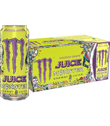 Amazon.com : Monster Energy Juice (4 Flavor Variety Pack, 4 Cans