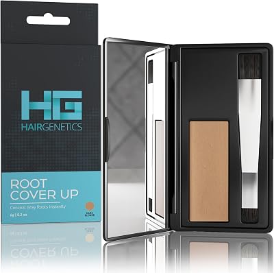 Hair Genetics Root Touch Up Hair Powder Dark Blonde – Grey Conceal & Fuller