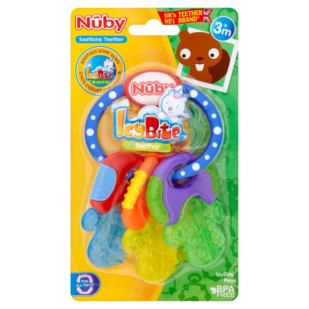 NUBY Llaves de dentición refrigerantes con pureICE Gel