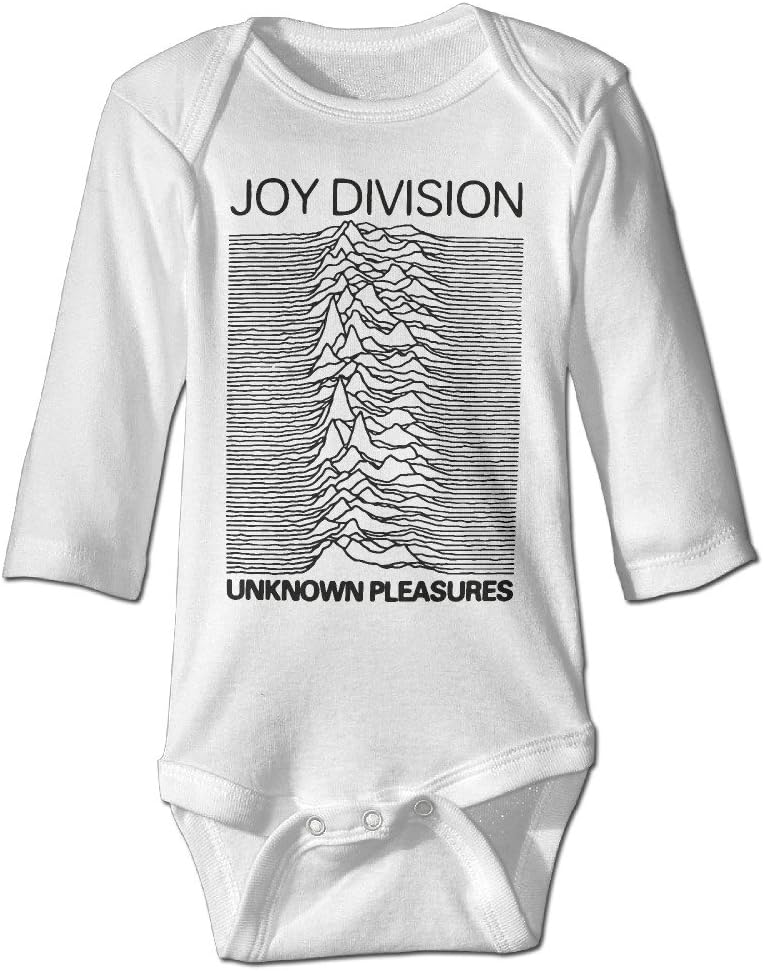 Unknown Pleasures Album Joy Division Infant Boys Girls Baby Onesie Bodysuit Long Sleeve