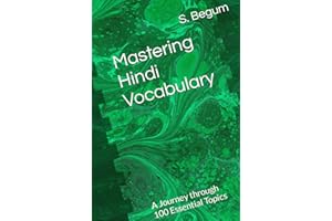 Mastering Hindi Vocabulary: A Journey through 100 Essential Topics