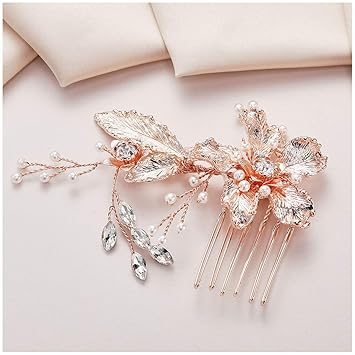 Amazon Com Sweetv Wedding Hair Comb Rhinestone Bridal Hair Clip