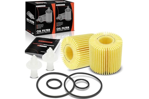 A-Premium 2-PC 10K Miles Protection Oil Filter Compatible with for Toyota RAV4, Tacoma, Highlander, Sienna, Venza & Lexus RX3