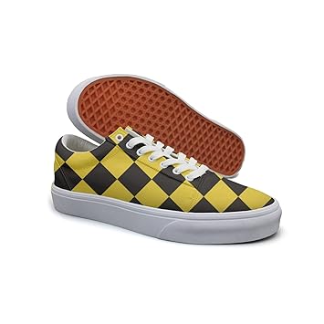 yellow checkered shoes