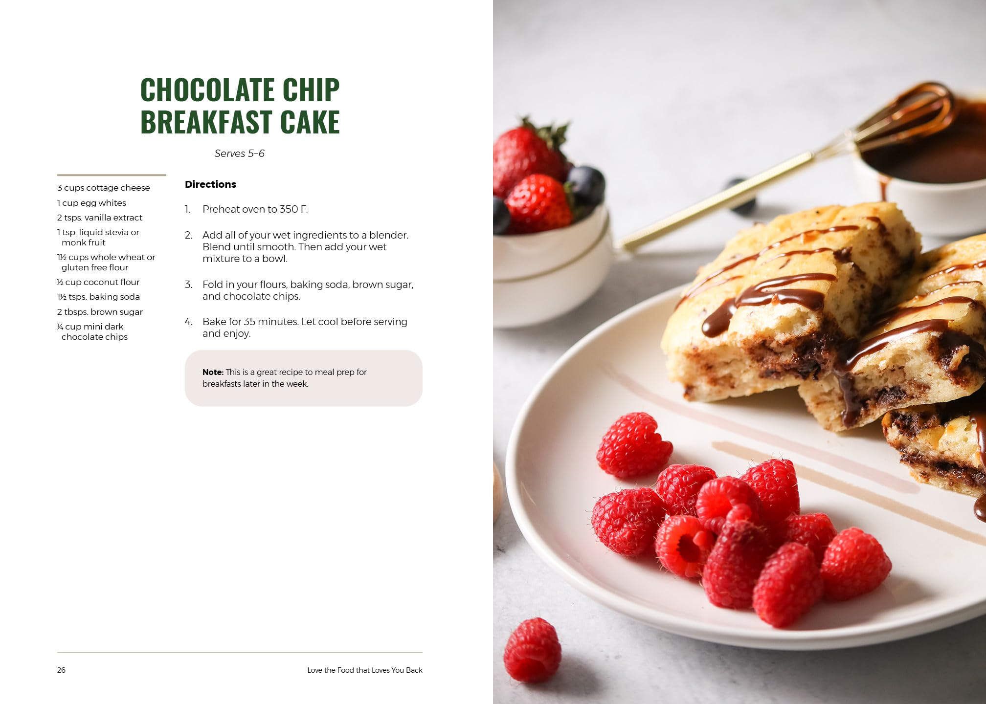 Love the Food that Loves You Back: 100 Recipes That Serve Up Big Portions and Super Nutritious Food (Cookbook for Nutrition, Weight Management)