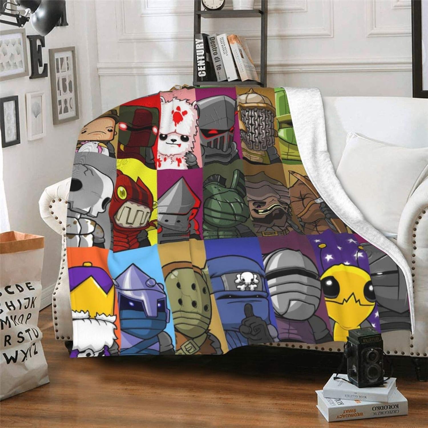 SENTANF Novelty Blanket Throw Castle Crashers Super Soft