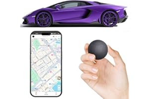 FGEHX No Subscription/No Monthly Fee GPS Tracker for Vehicles Mini Hidden Car GPS Tracker with Magnetic Case, Compatible with Android and iOS Full Coverage Accurately Locate Vehicles, Elderly