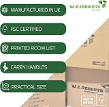 W.E. Roberts Strong Large Cardboard Moving Boxes 15 Pack UK FSC view 8