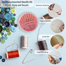 Premium Hand Sewing Needles, 6 Sizes Assorted