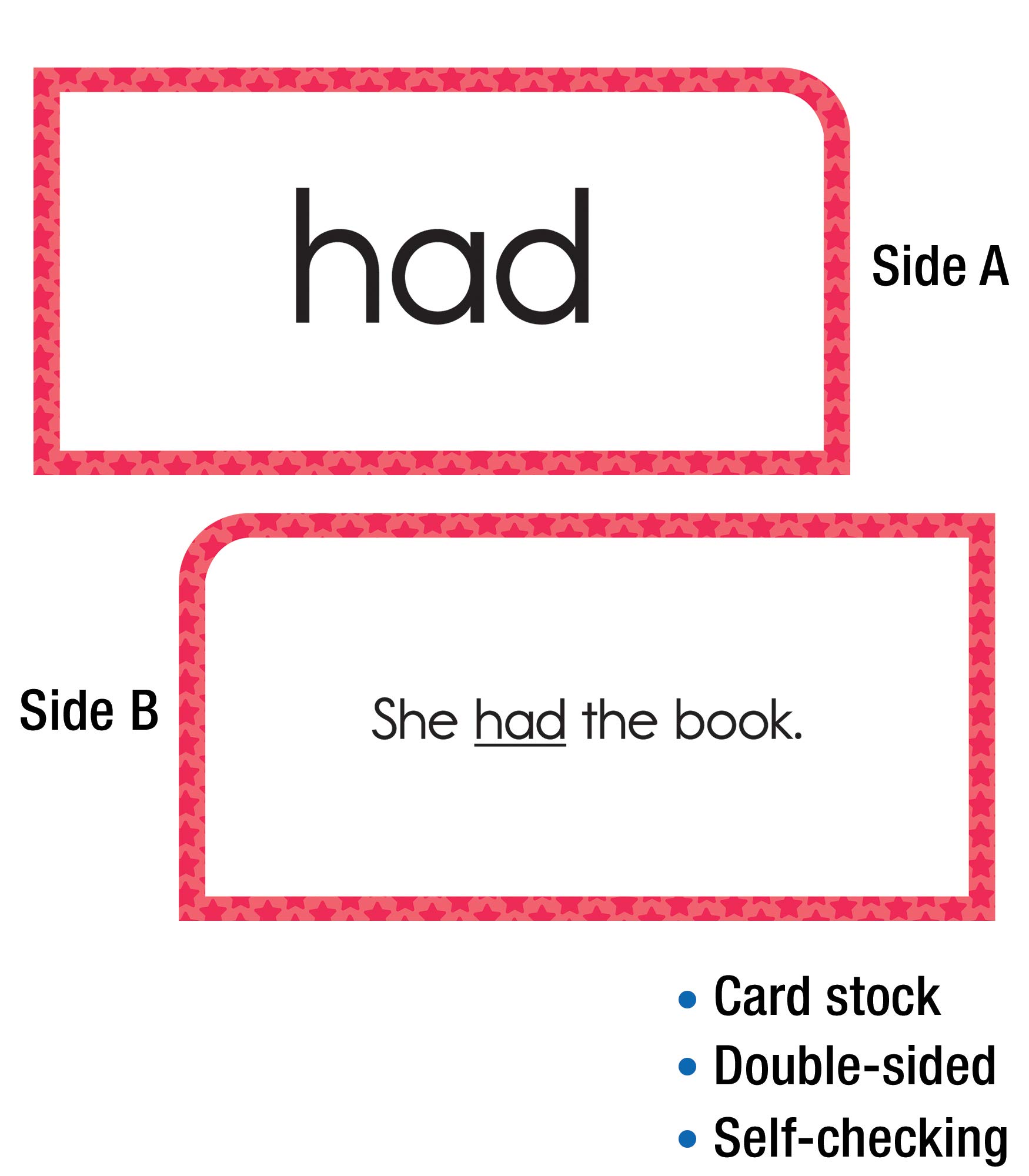 Carson Dellosa 102 Basic Sight Words Flash Cards Kindergarten, Flashcards for Kids Ages 6 and Up, Phonics and Vocabulary Kindergarten Learning Activities