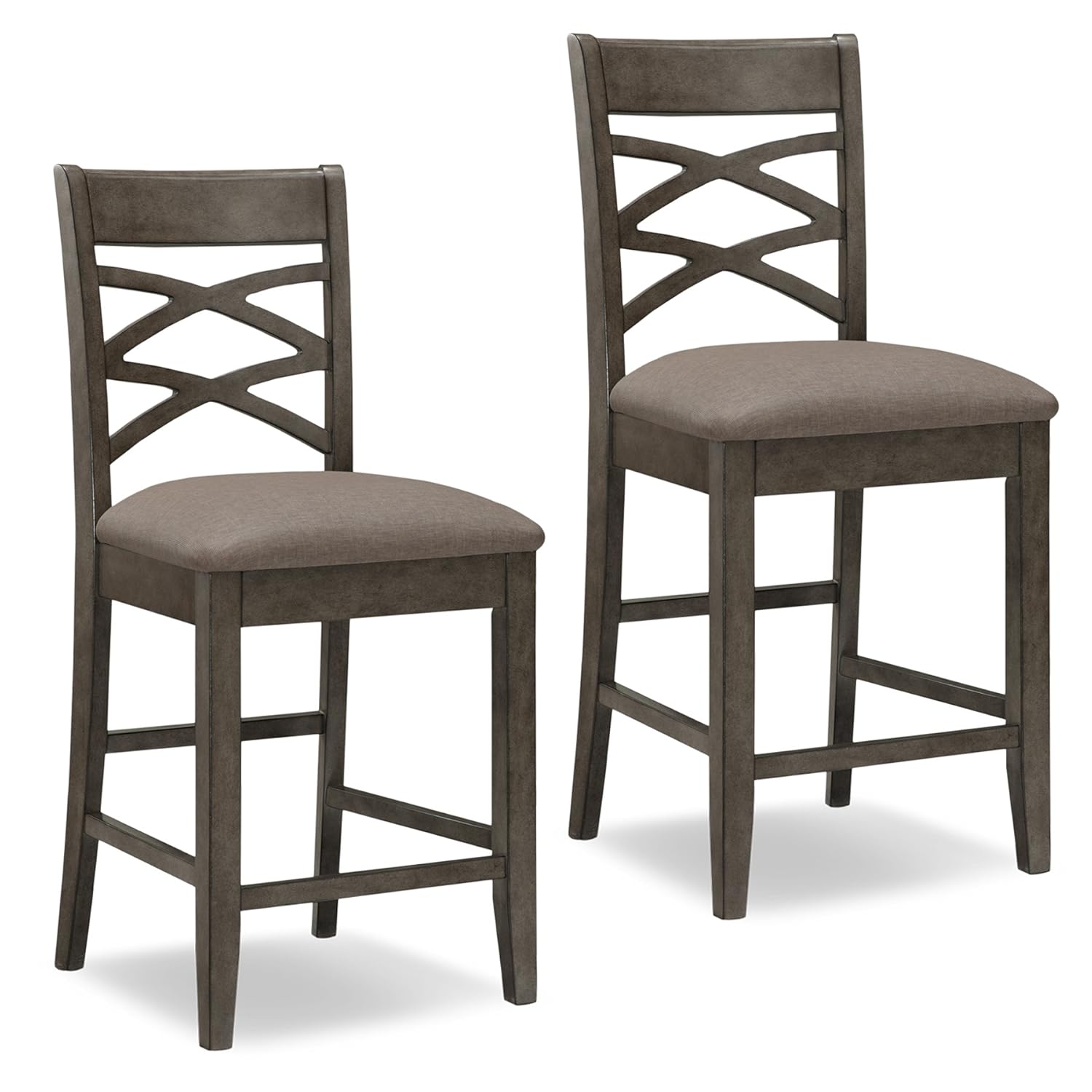 Best bar stool wood and faux leather 24′