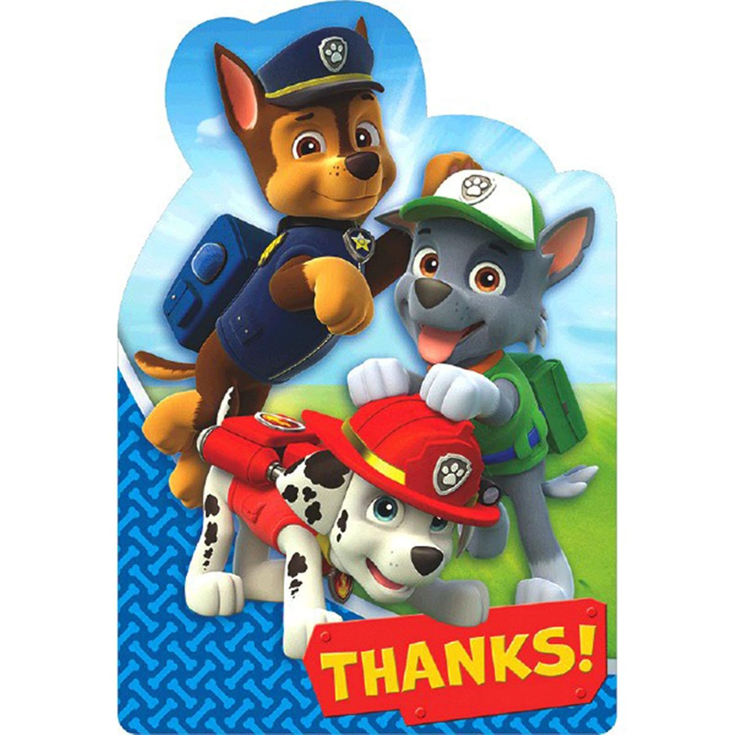 8 Paw Patrol Postcard Party Thank You Cards: Amazon.co.uk: Toys &amp; Games