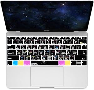 HRH Logic Pro X Hotkey Silicone Keyboard Cover Skin for MacBook Pro 13