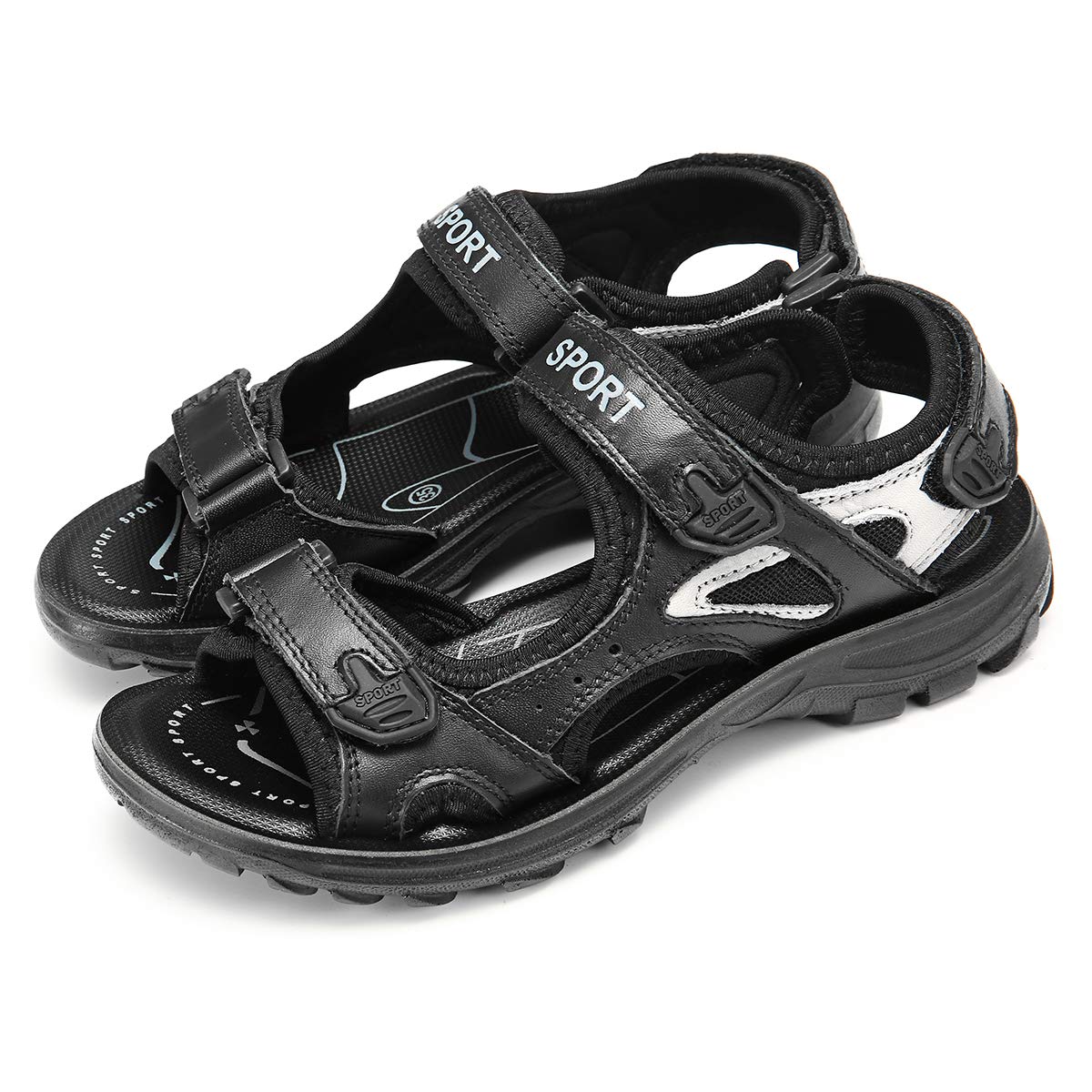 Zapatos para mujer gracosy Sandalias Deportivas de Cuero para Mujer