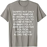 Tariffs Foster Political Dysfunction - Trump 2-Sided Shirt