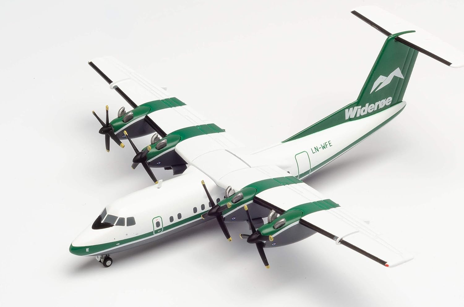herpa Wideroe De Havilland Canada DHC-7 Miniature Craft Collection and Gift - Image 5