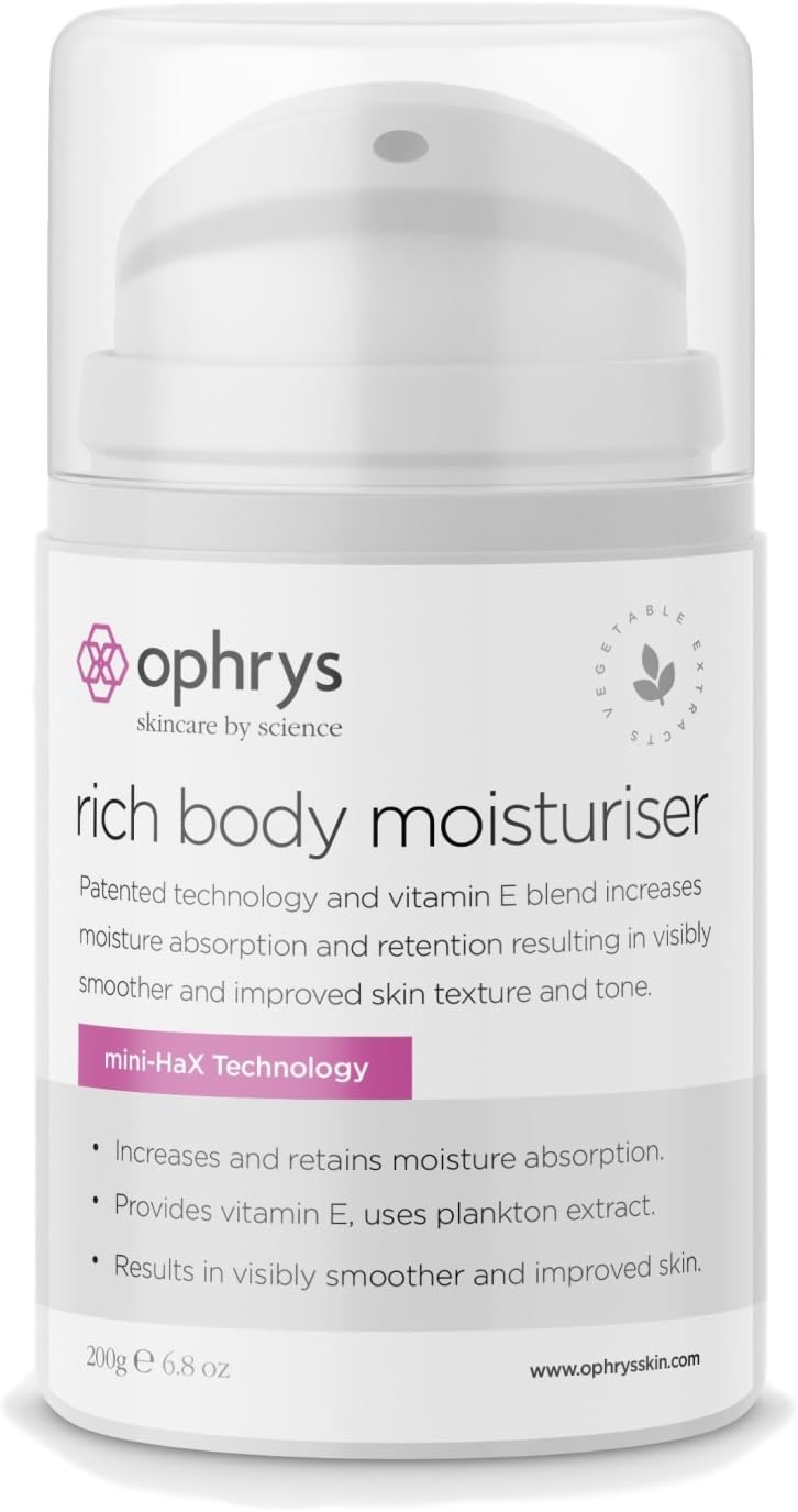 Ophrys Rich Body Moisturiser - Moisturizer for All Body, 6.8 oz