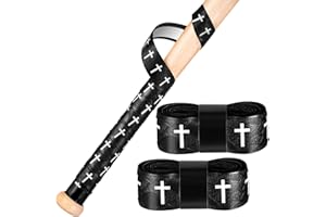 Strdfeve Cross Baseball Bat Grip Tapes,1.5mm Non-Slip Softball Bat Wrap Tape,Full Adhesive and Precut Batting Tape for Baseball Softball Cricket Sports Bat Grip Replacement