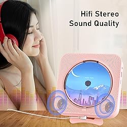 MICOCIOUS Portable CD Player with Bluetooth Desktop