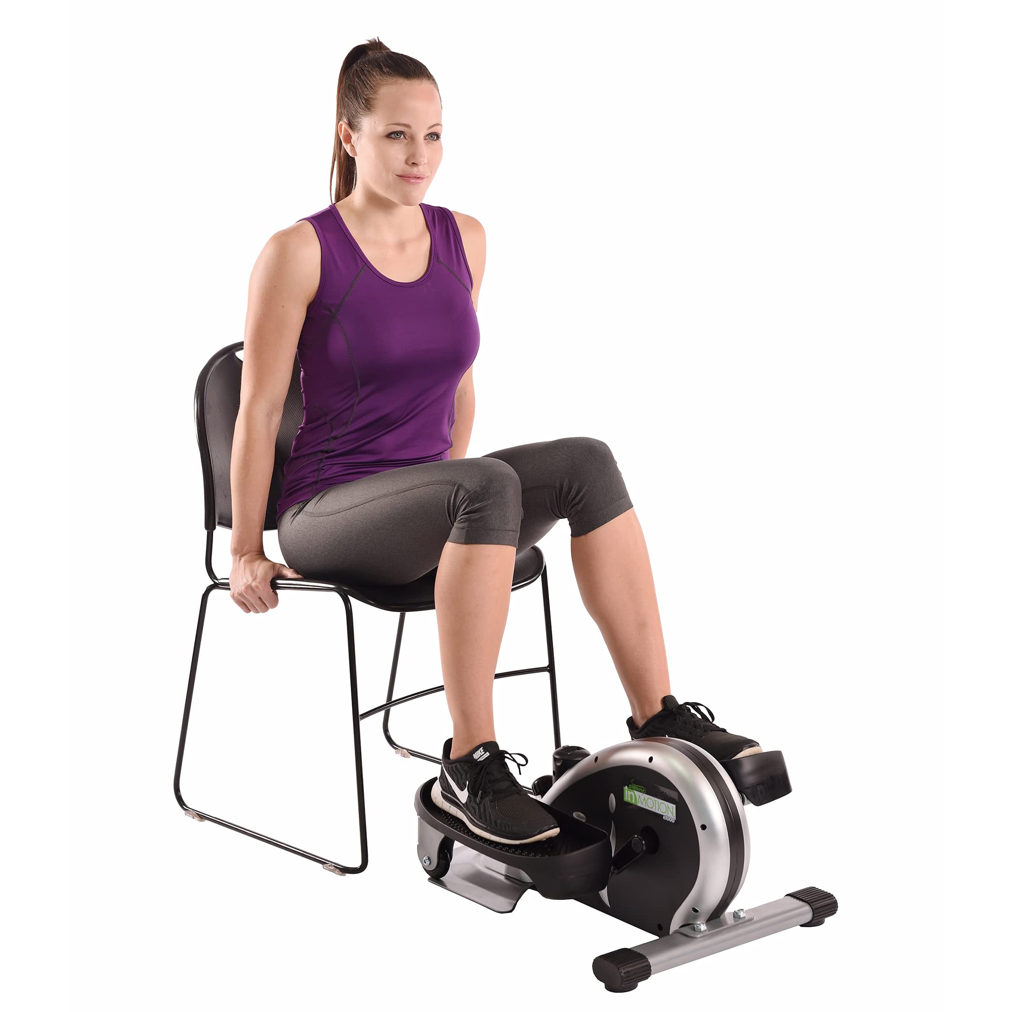 Stamina Inmotion Compact Strider Foot Exercise Machine - Under Desk Elliptical - Standing or Seated Elliptical Fitness Equipment