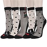 Benefeet Sox Sheer Mesh Socks Women See Through Transparent Ankle Stocking Socks for Girls Womens