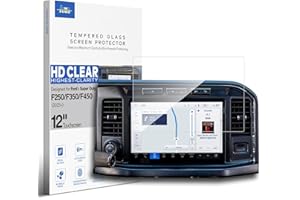 INNOSURE for 2023 2024 2025 Ford Super Duty F250 F350 F450 Tempered Glass Screen Protector 12 Inch Touchscreen SuperDuty F-25
