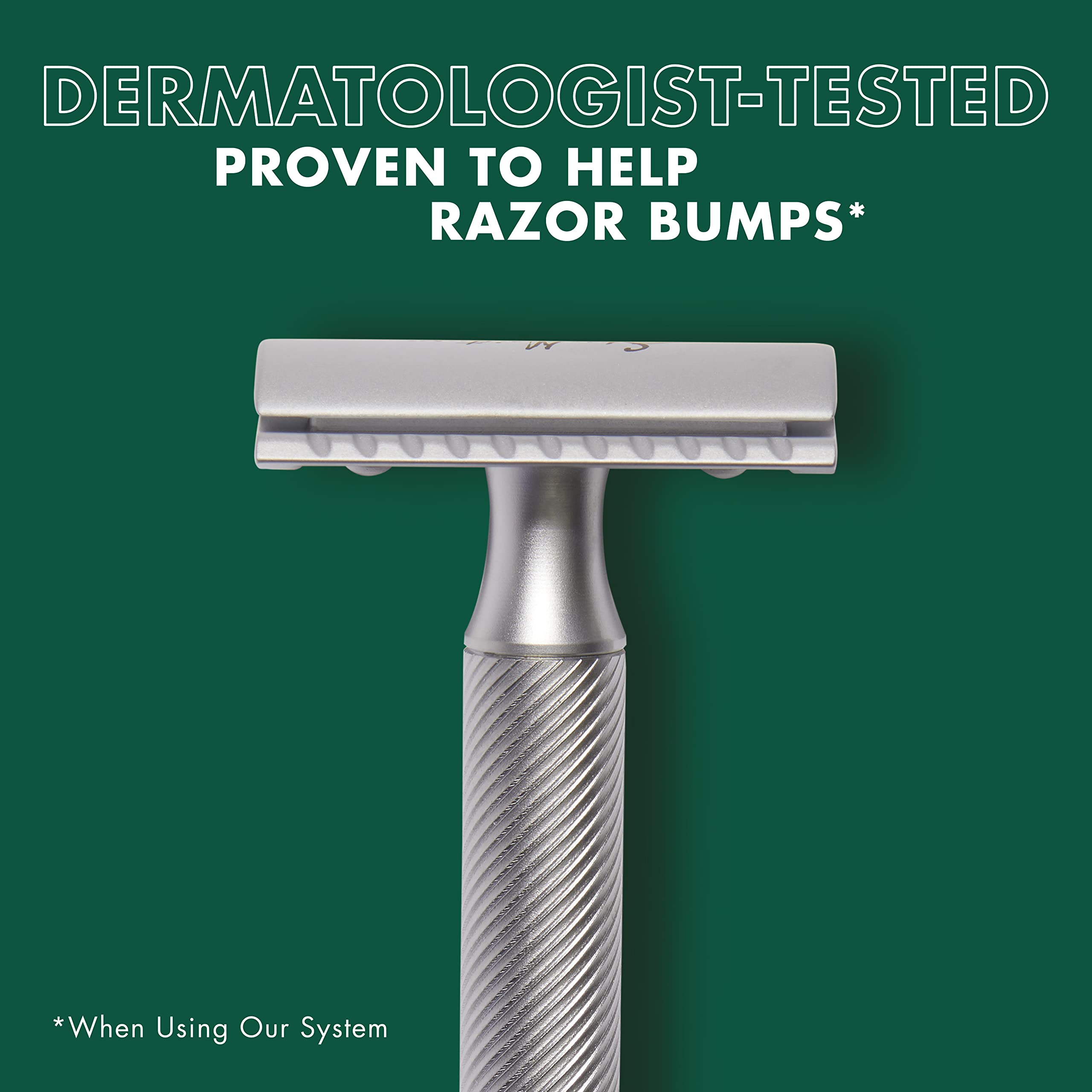 SheaMoisture Men, Shaving Kit, Smoothing Shave Butter 5 oz., Bundled with Double Edge Razor + 10 Refill Blades, After Shave Care Restoring Cream 2 oz, Helps Prevent Razor Bumps & Irritation