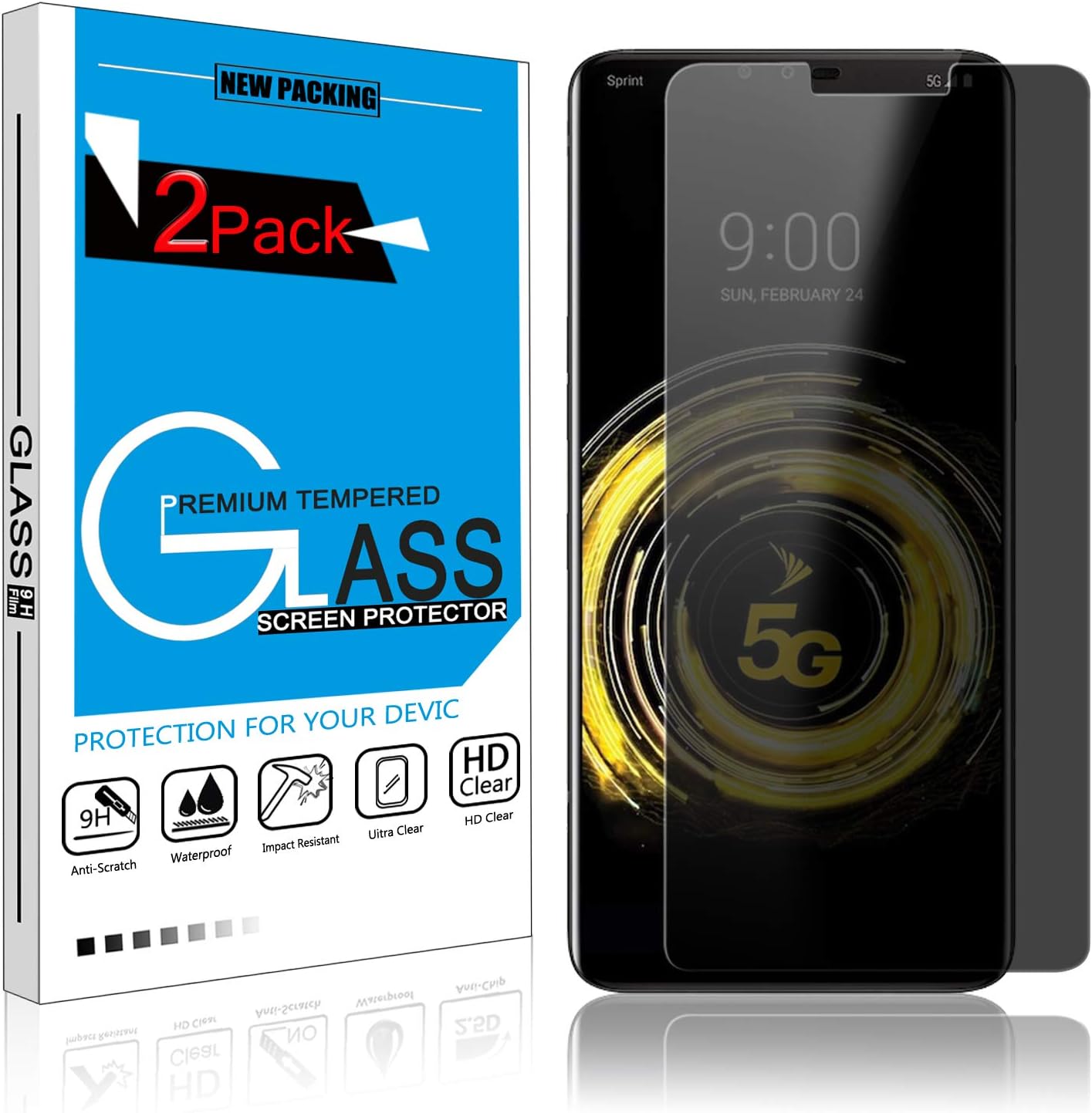 Best Tempered Glass Screen Protector Lg V50