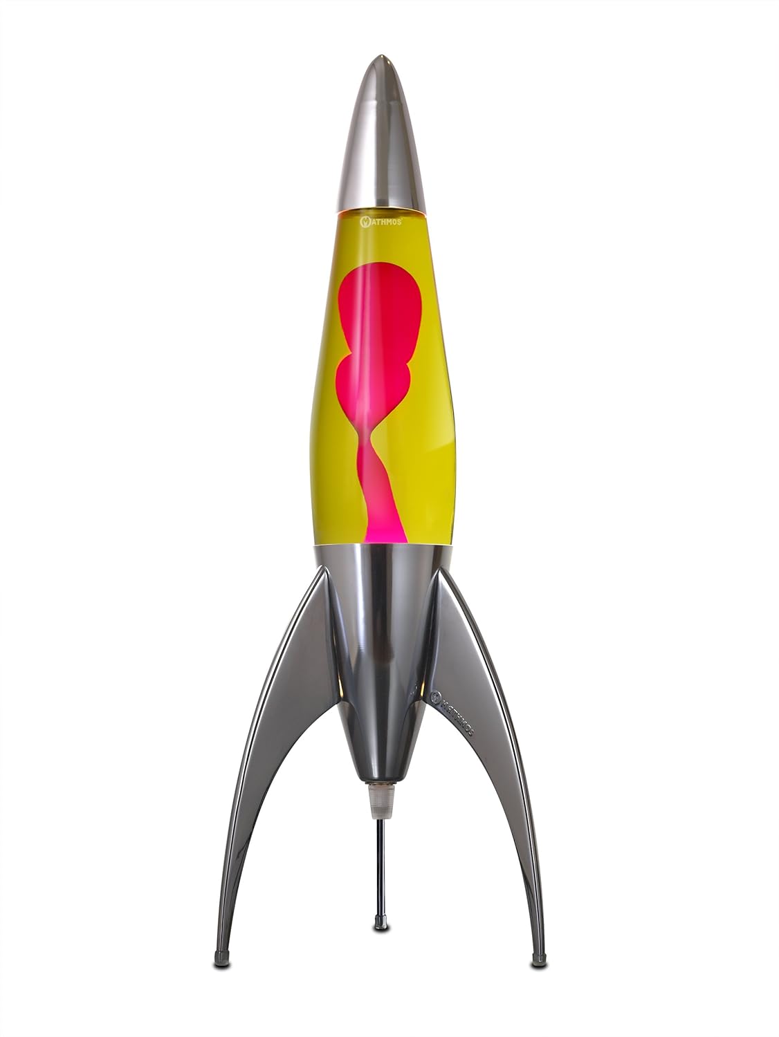 Mathmos Telstar Rocket Lava Lamp Yellow / Red Amazon.co.uk Lighting
