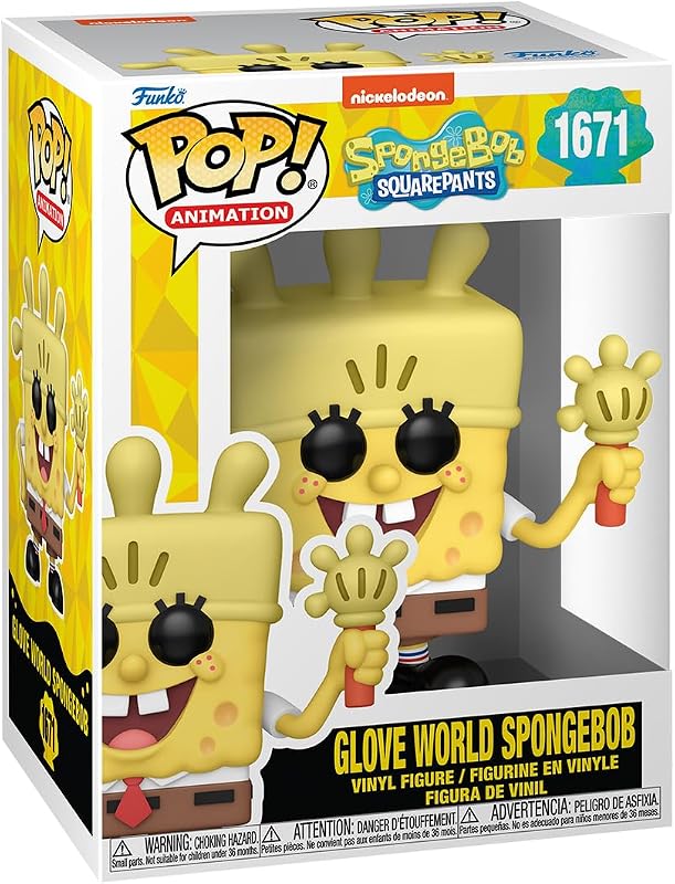 Pop! TV: SBS 25th - Spongebob Squarepants - SB com Luz de Luva - Figura de vinil colecionável - Ideia de Presente - Merchandising Oficial - Brinquedos para Crianças e Adultos - Fãs de TV — foto 1 de 8