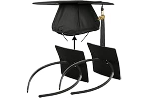PUNCHMAN Graduation Cap Headband-Firm Anti-Fall Hair Band for Graduation Cap,Grad Cap Headband Holder Insert Companion