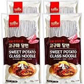 Fusion Select 4 Packs Sweet Potato Glass Noodles - Zero-Fat, Low-Calorie, No-Sodium Diet-Friendly, Gluten-Free, Vegan, Stir-Fry, Dumplings, Hot Pot - For Chinese, Korean Recipes - 7.05oz
