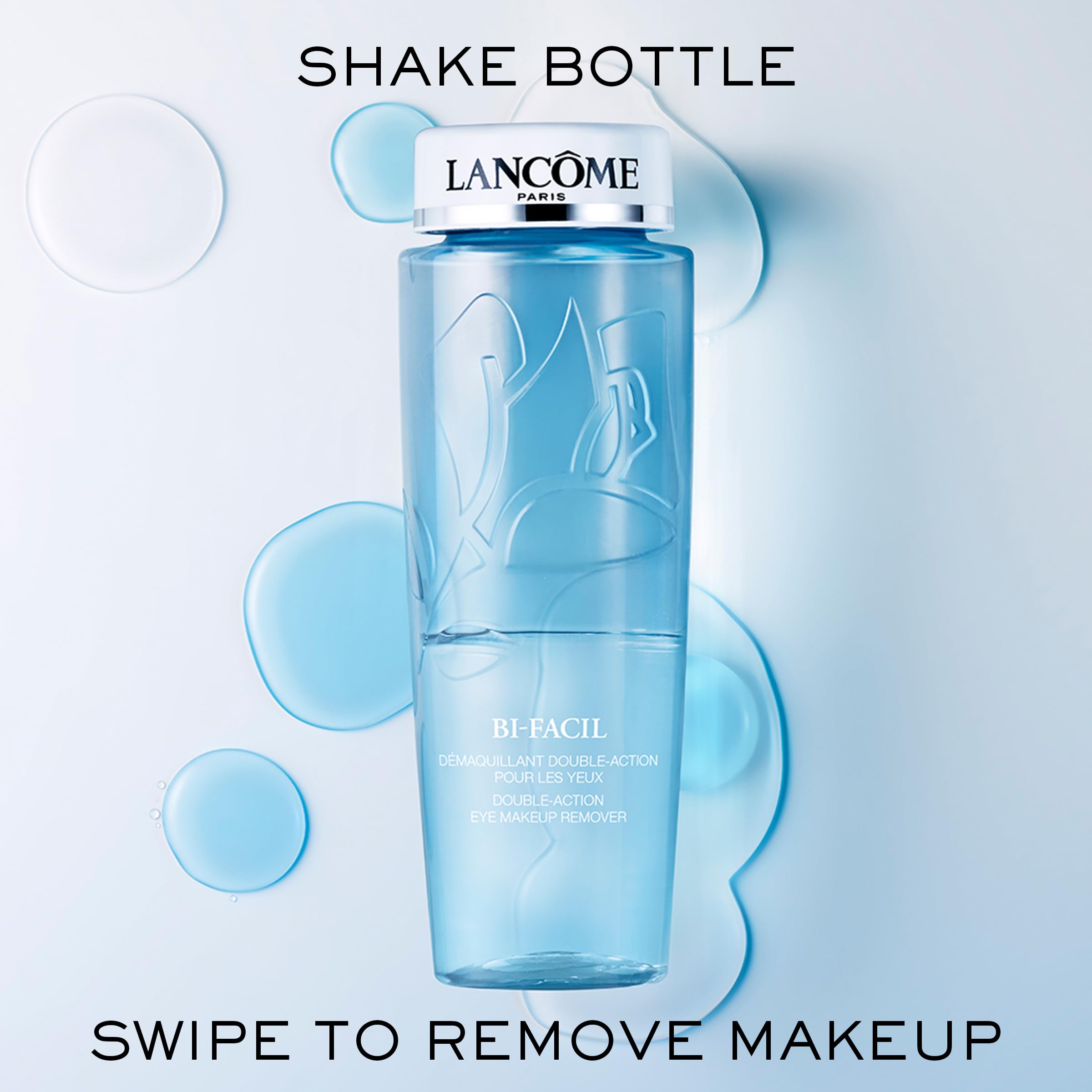 Lancôme Bi-Facil Double Action Eye Makeup Remover | Waterproof Makeup Remover for All Skin Types & Sensitive Eyes | Gentle, Non-Greasy Formula with Bi-Phase Technology