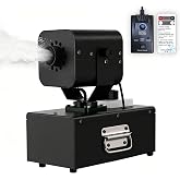 1200W Snow Machine with 90&deg;0scillation and Remote,Indoor Outdoor | Adjustable flake size snow maker, 1l tank, dual wired wireless remote, for christmas wedding stage parties indoor/outdoor