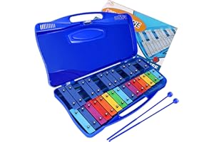 EASTROCK 25 Notes Glockenspiel Xylophone for Kids, Professional Music Teaching, Gifts