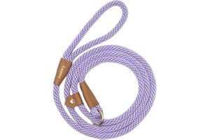 LUCPAWZ Slip Leads for Dogs 6FT, Rope Slip Leash, Slip Rope Soft Leash, Easy to Use Slip Leash Collar Combo