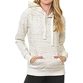 Urban Look Womens Active Long Sleeve Fleece Lined Fashion Hoodie Pullover with Plus Size