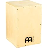 Meinl Percussion HCAJ1NT Headliner Series Wood String Cajon for Adjustable Snare Effect, Full Size (VIDEO)